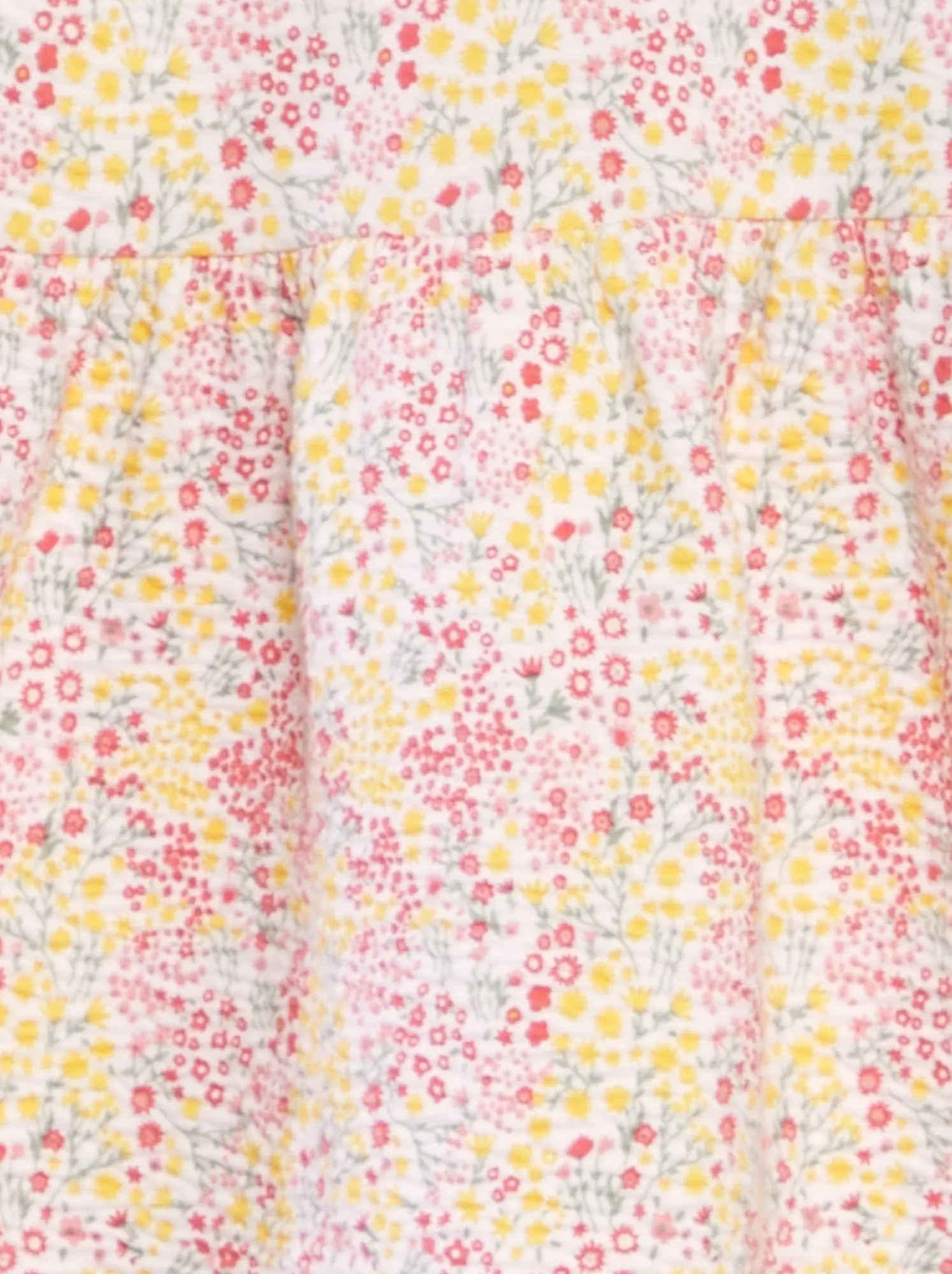Vestito in maglia stropicciata con colletto claudine - BIANCO