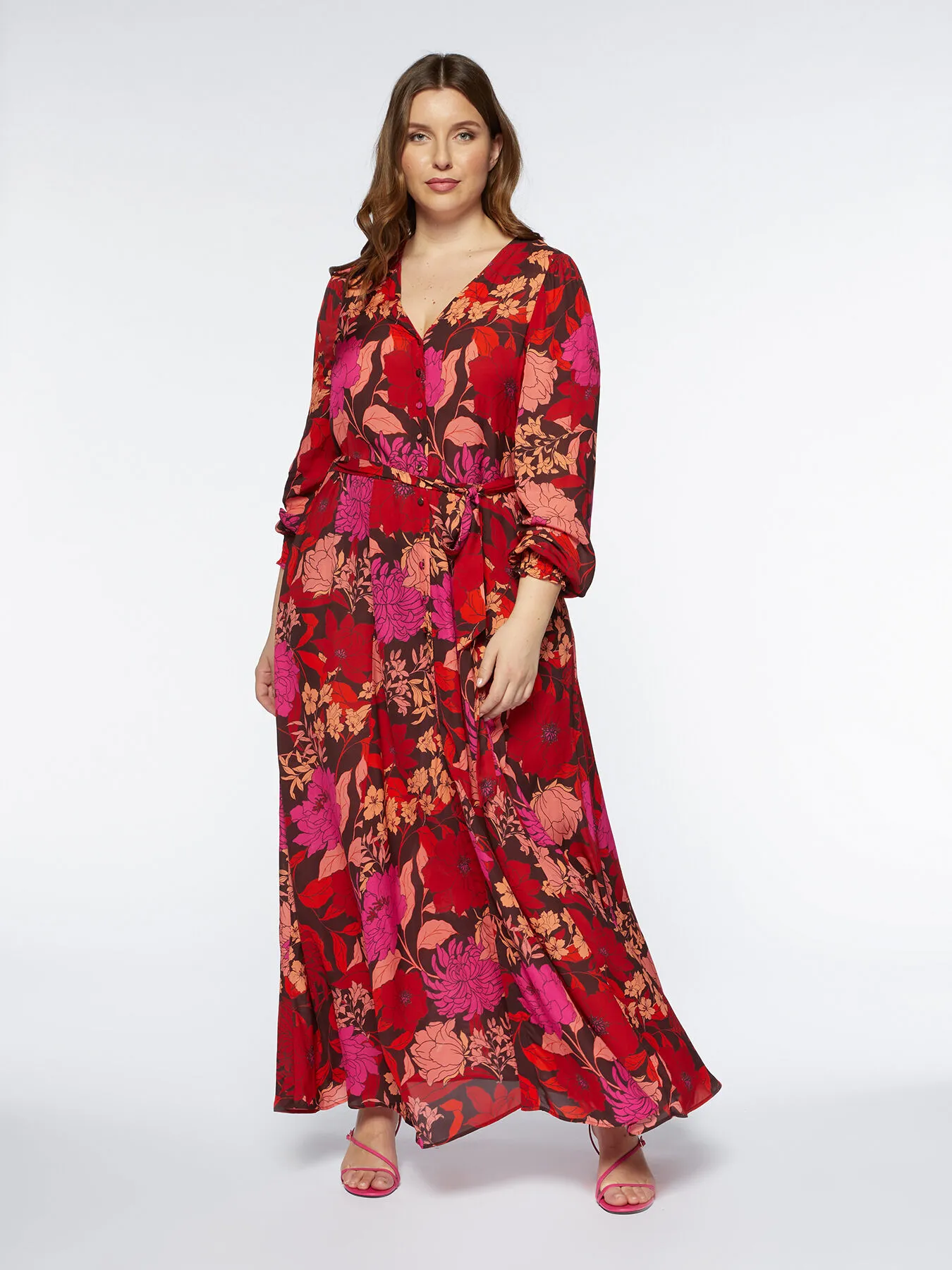 Vestito lungo floreale