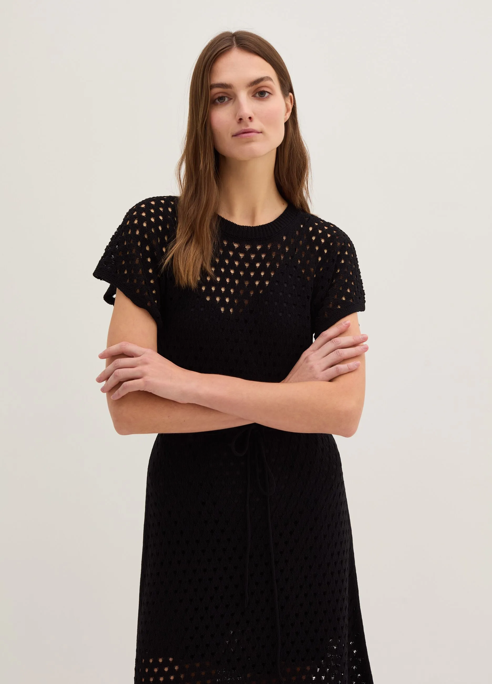 Vestito lungo in cordonetto