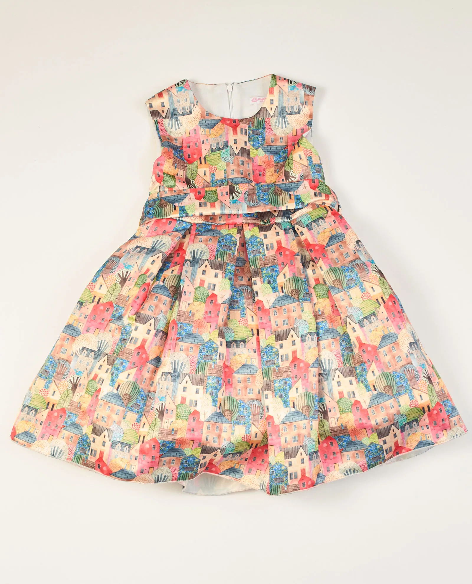 Vestito Magnifica Lulu per bambina con cintura