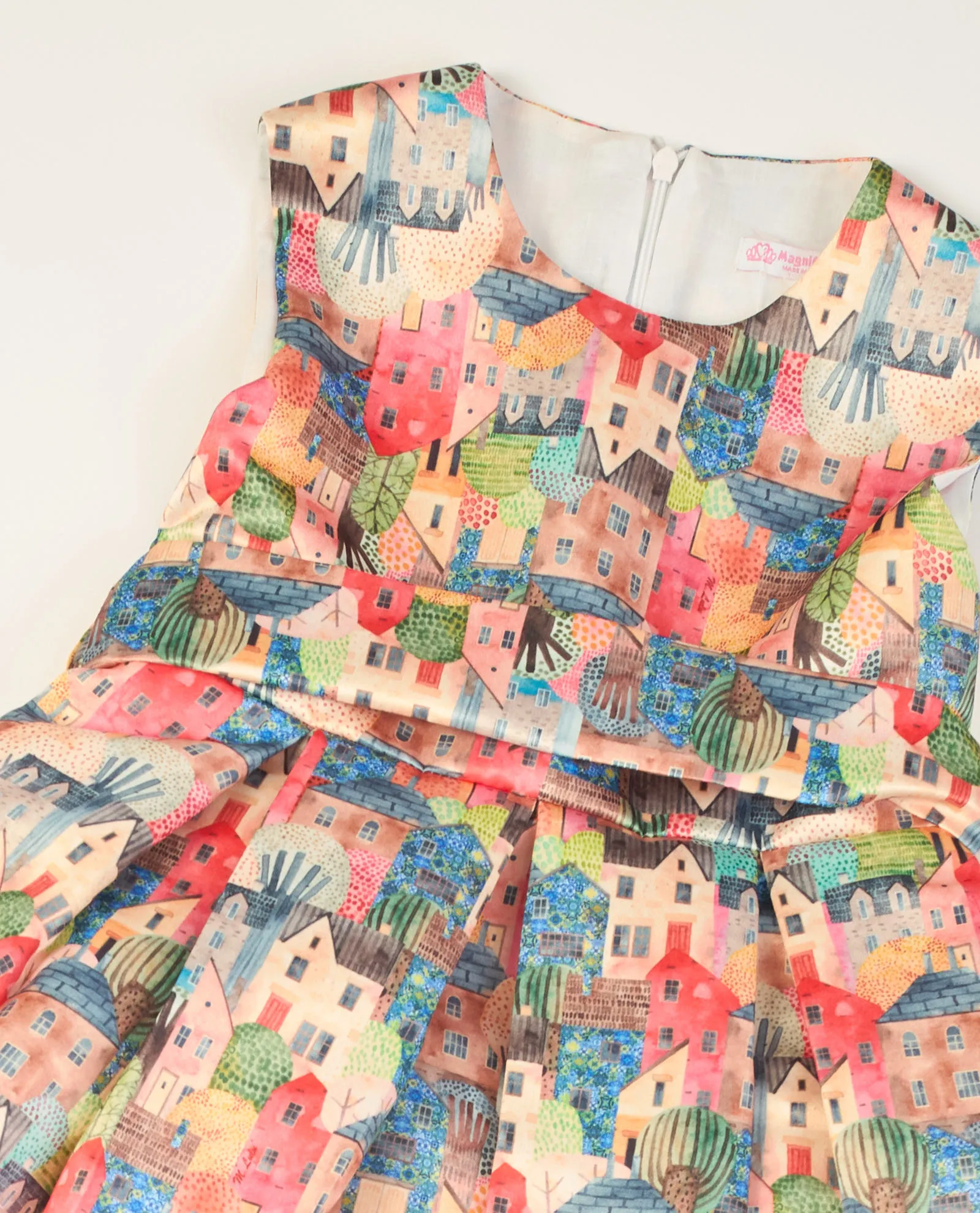 Vestito Magnifica Lulu per bambina con cintura