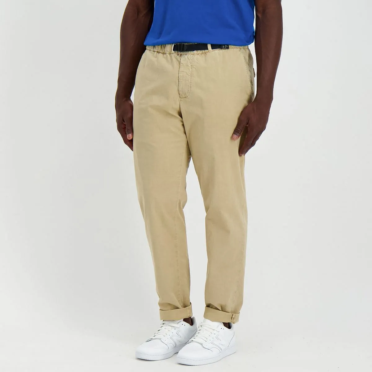      WHITE SAND PANTALONI CON FETTUCCIA IN RIPSTOP  