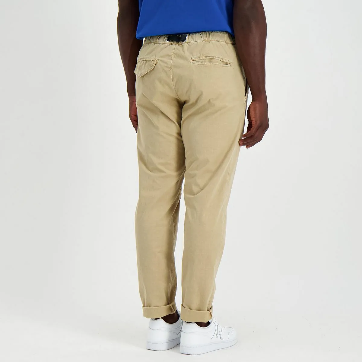     WHITE SAND PANTALONI CON FETTUCCIA IN RIPSTOP  