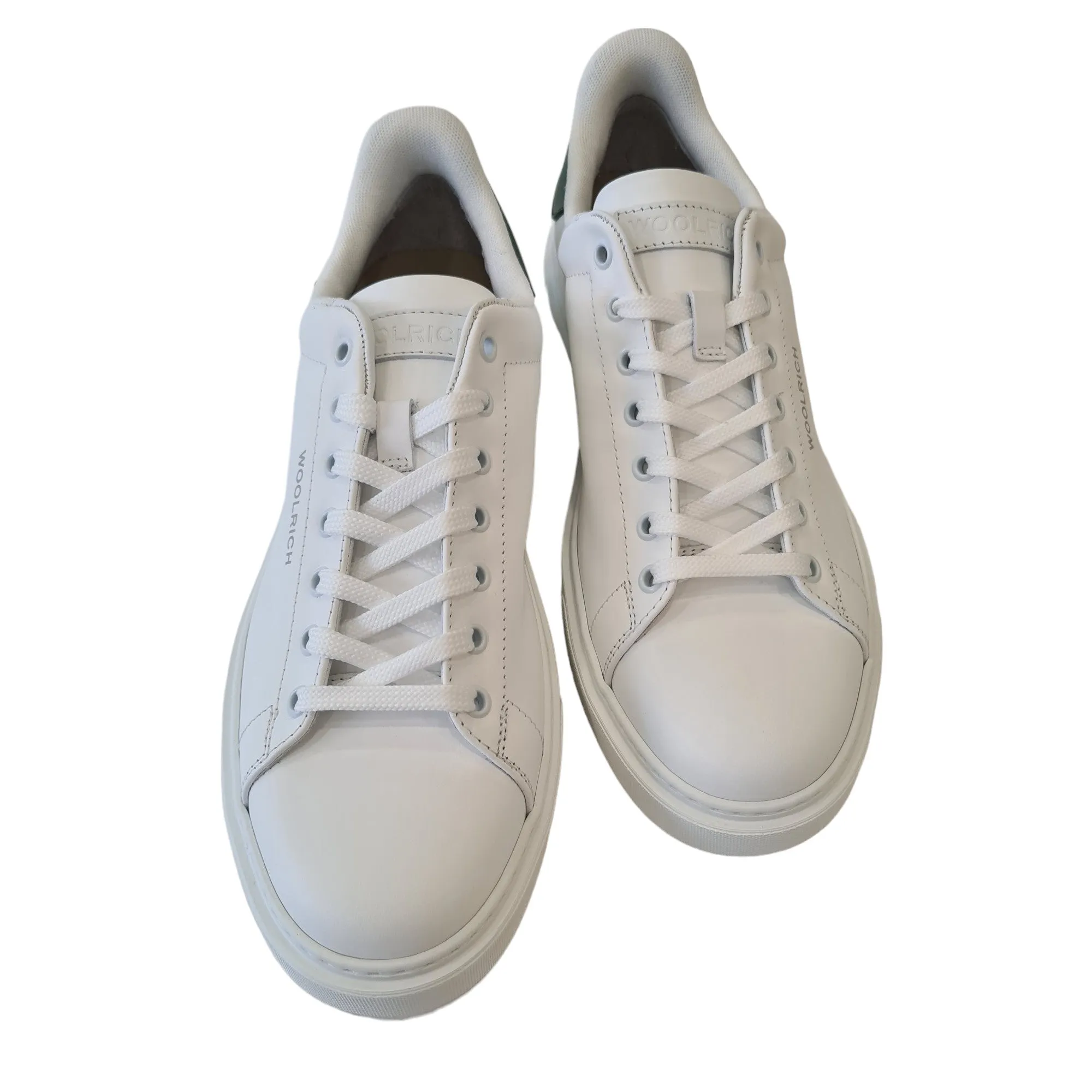 Woolrich Sneakers Uomo Bianco e Verde Rif.28