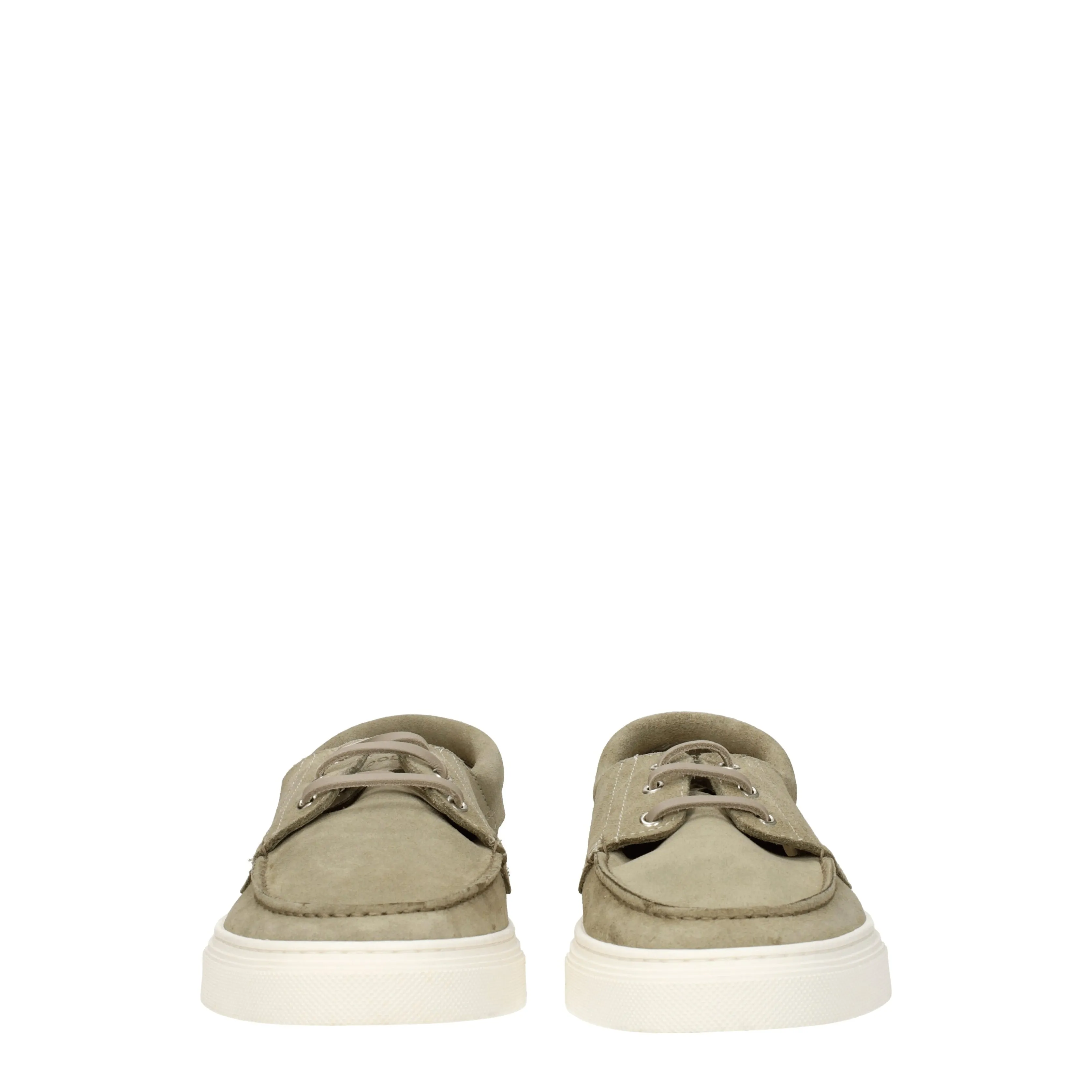 Woolrich Sneakers Uomo Camoscio Beige/Eucalipto