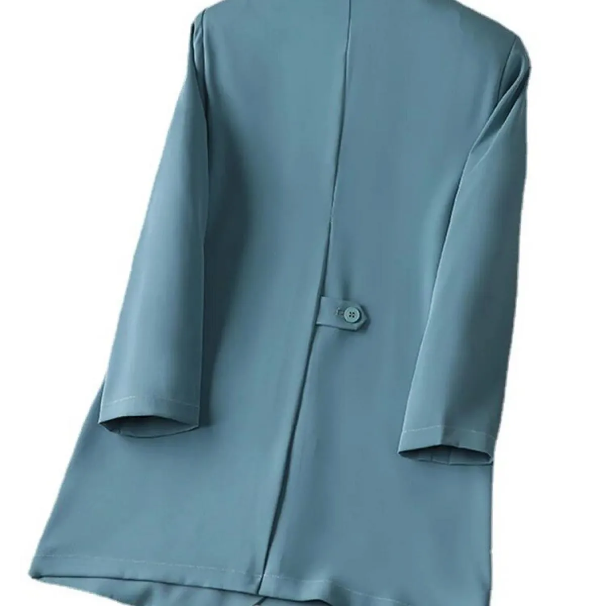 Xfpv Donna Casual Manica a tre quarti Slim Tinta unita Blazer Temperamento Cappotto Giacca Moda Nuova marea Autunno 2023 S