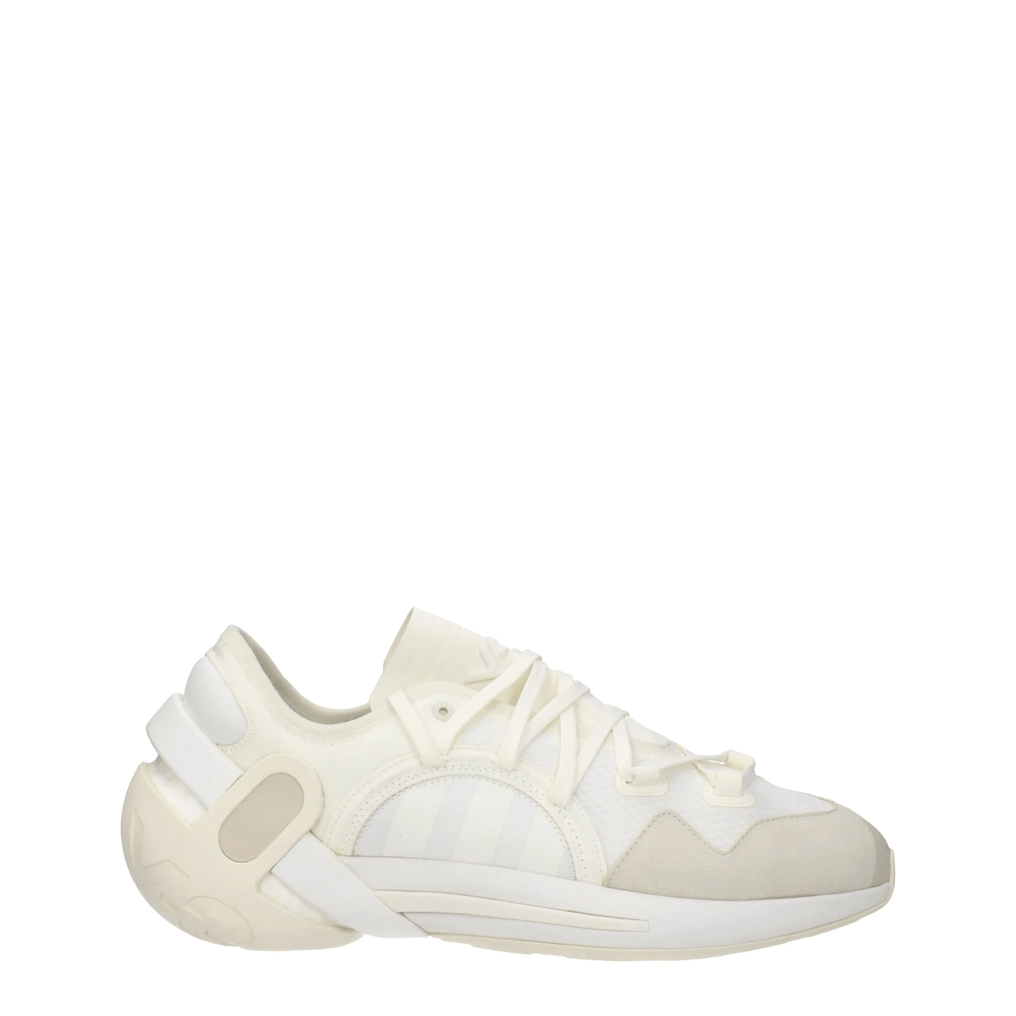 Y3 Yamamoto Sneakers Idoso Uomo Tessuto Bianco/Beige