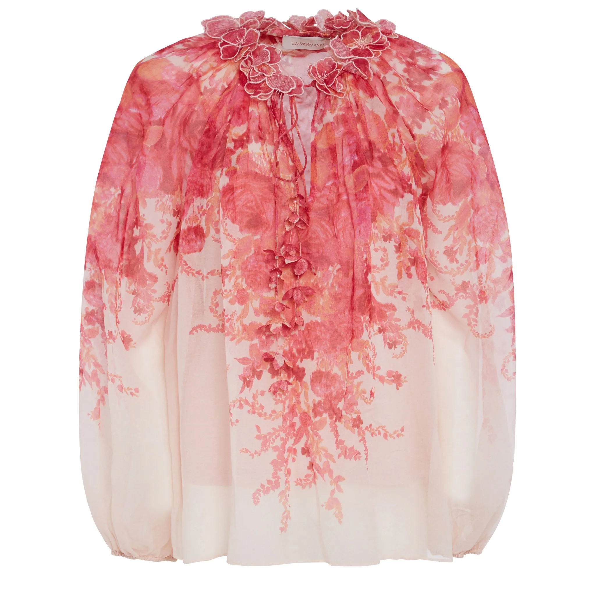 ZIMMERMANN  Camicia in lino multicolor